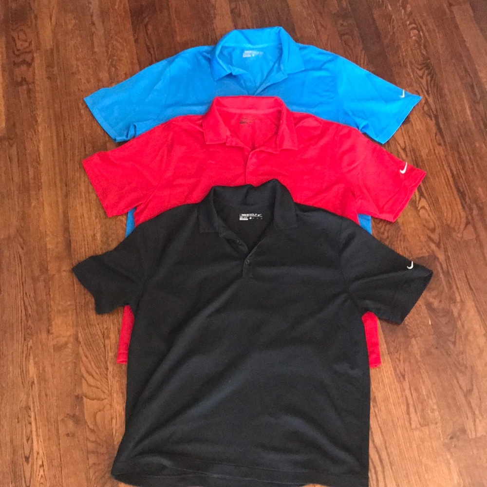Men’s Nike golf polo shirts 3 for $25